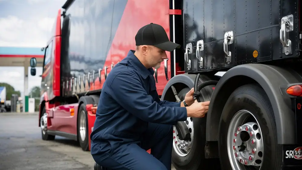 Fast Mobile Tire Service for Semi