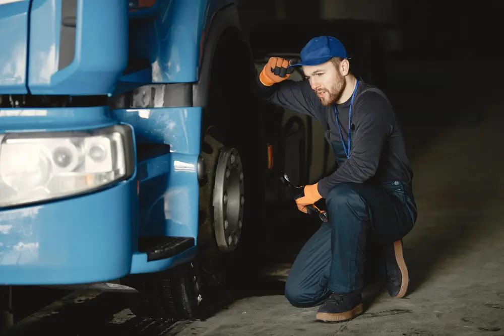 Semi Truck Tire Repair on SR 429, Florida