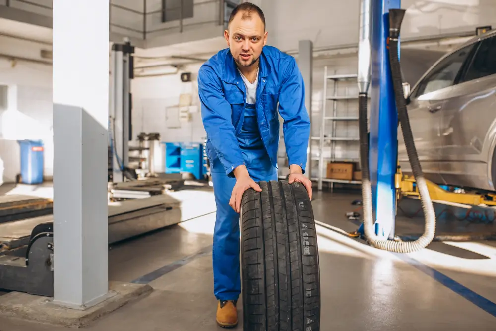 Semi Truck Tire Repair on SR 528, Florida
